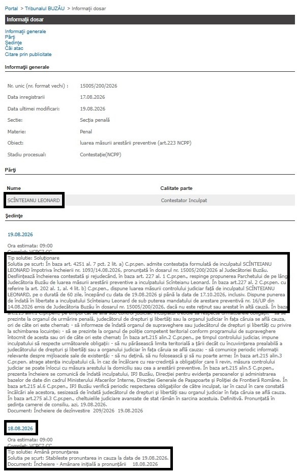 Proxeneta Ancuța Syndy amenință, instanța îi eliberează fiul. Leo, arestat inițial tot pentru proxenetism 3 Ancuța Syndy proxenetism amenințări, Leonard Scînteianu proxenetism Buzău eliberat