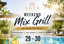 MIX GRILL WEEKEND, LA VAYA RETREAT. Ia-ți prietenii, pofta de mâncare și costumul de baie!