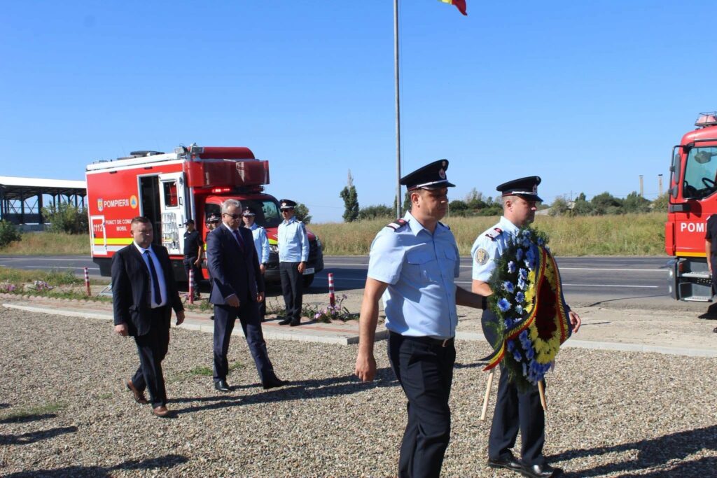 comemorare eroi pompieri Mihăilești