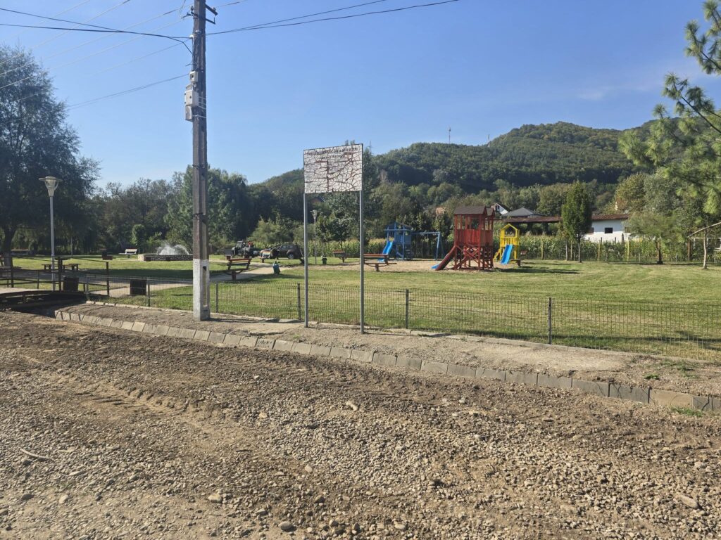 anunț Primăria Cislău, mesaj primar Cislău, parc renovat Cislău sala de sport