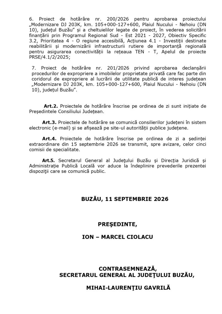 Ședință extraordinară la Consiliul Județean. Ce proiecte sunt pe ordinea de zi de mâine, 15 septembrie 2 Consiliul Județean Buzău, ședință Consiliul Județean Buzău, ședință extraordinară Consiliul Județean 15 septembrie ordine de zi