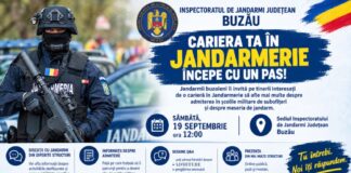 (VIDEO) Îți dorești să îmbraci și tu uniforma Jandarmeriei? Sâmbătă, la Buzău, eveniment pentru tinerii aspiranți