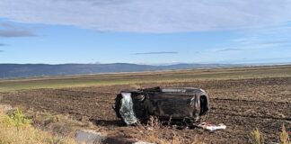 (UPDATE/FOTO) Starea celor șapte răniți. S-au răsturnat cu mașina pe câmp, între Ulmeni și Movila Banului