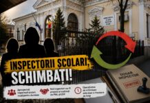 Și inspectorii școlari vor fi schimbați! Este o chestiune de timp