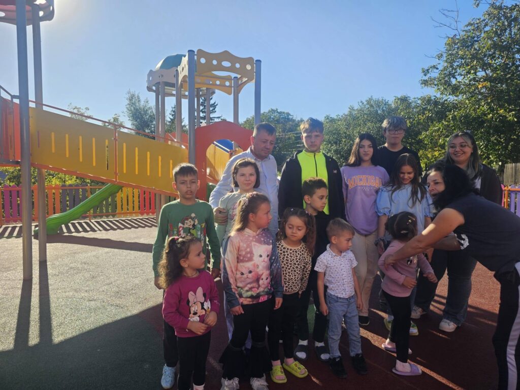 comuna Merei, nou parc de joacă Nenciulești (Merei), parc de joacă pentru copii Nenciulești
