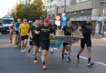 (Galerie FOTO) Ștafeta Veteranilor Invictus, pe străzile Buzăului. Respect!