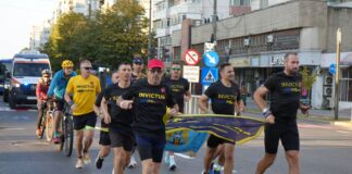 (Galerie FOTO) Ștafeta Veteranilor Invictus, pe străzile Buzăului. Respect!