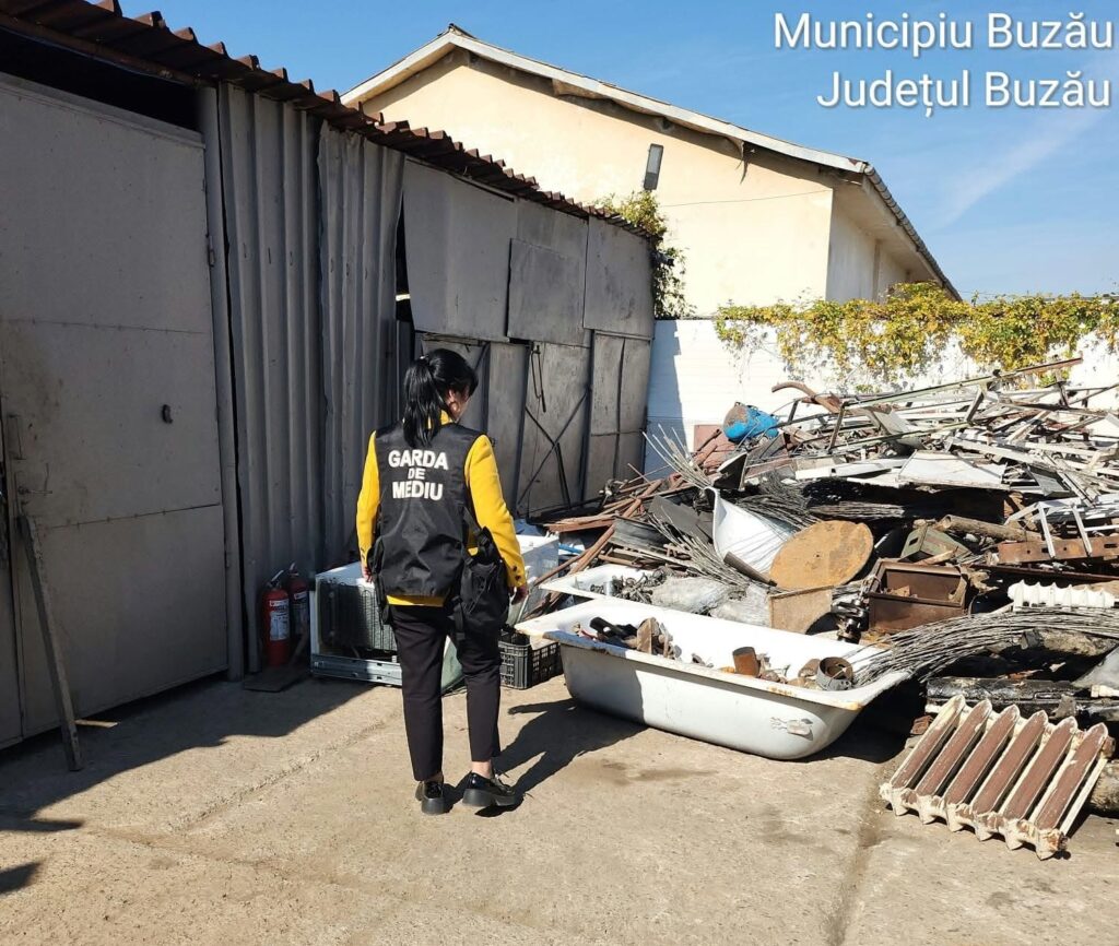 amenzi punct colectare deșeuri Buzău, Garda de Mediu Buzău IPJ Buzău control mediu