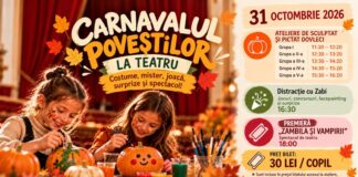 Carnavalul Poveștilor, la Teatrul „George Ciprian”, de Halloween
