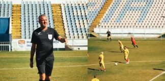 (VIDEO) Romeo Lungu, arbitru la meciul Gloria 2008 vs. parlamentari: M-am bucurat să revăd pe teren oameni care au scris o pagină frumoasă din istoria fotbalului buzoian