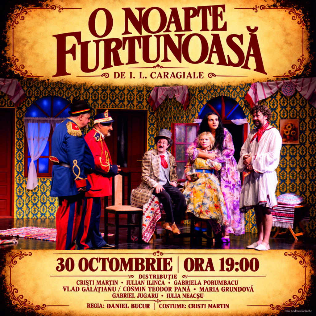 Vlad Zamfirescu, Șerban Pavlu și Gheorghe Ifrim vin la Buzău într-o lună octombrie plină de teatru 4 spectacole teatru Buzău, Teatrul George Ciprian Buzău
