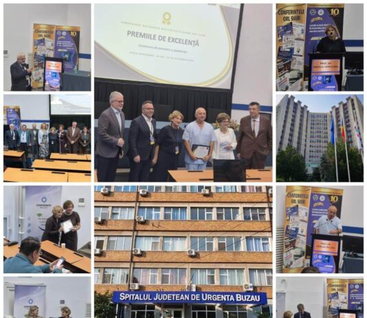 Medici de la Spitalul Județean, participanți la o conferință privind abordarea multidisciplinară. Parte a consorțiului cu Spitalul Universitar