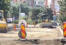 Tronsoane de străzi închise, în Buzău. Restricții impuse de reabilitarea bulevardului Averescu