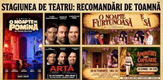 Vlad Zamfirescu, Șerban Pavlu și Gheorghe Ifrim vin la Buzău într-o lună octombrie plină de teatru